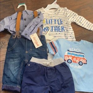 7 piece bundle 0-3-6-9 mo